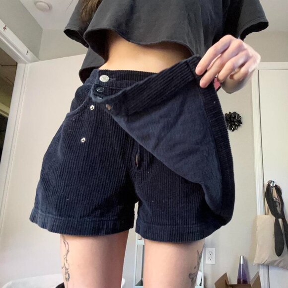 90’s Y2K vintage navy corduroy mini skort by Big Star 💫 - Picture 4 of 7